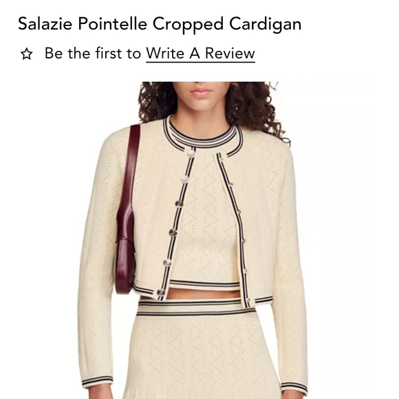 Sandro Cardigan & Tanktop